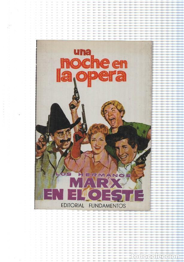 Libros: Una noche en la opera - Los hermanos Marx en el oeste - Augusto M.Torres