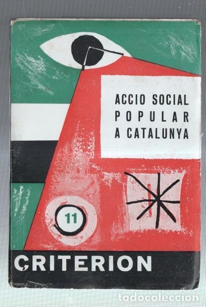 Libri di seconda mano: Criterion numero 11: Accio Social Popular a Catalunya - Varios
