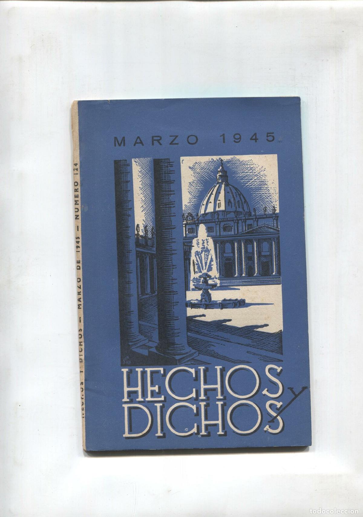 Libros: Hechos y dichos numero 124 - Varios - Foto 1