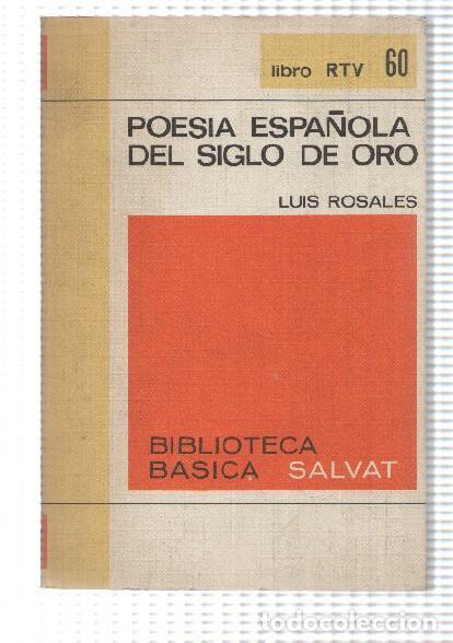Libros: Poesia espa&ntilde;ola del siglo de oro - Luis Rosales