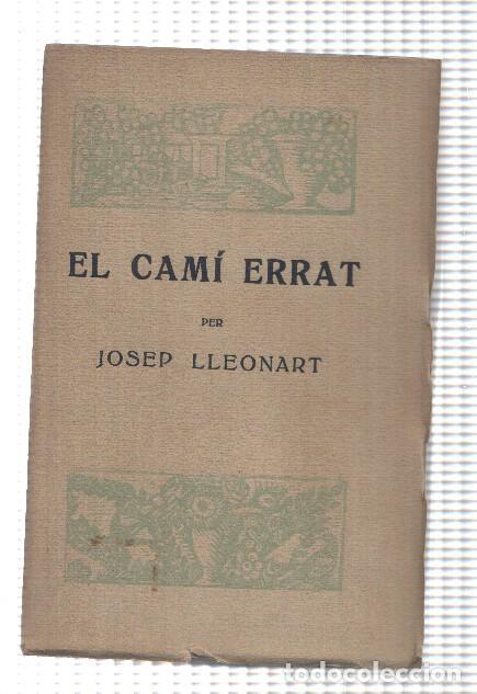 Libros: El cami errat - Josep Lleonart - Foto 1