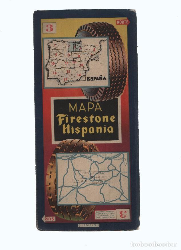 books: Mapa Firestone Hispania numero 03: Santander, Palencia, - Varios