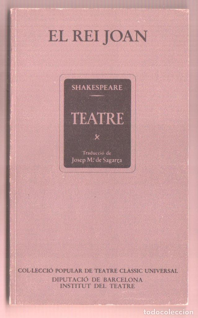 Libri di seconda mano: Teatre numero 24: El rei Joan - William Shakespeare