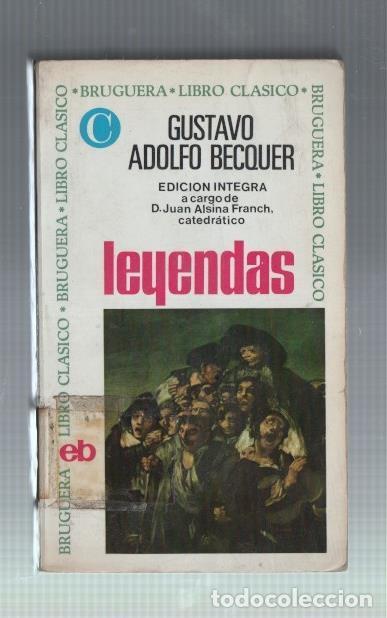Libros: Leyendas de Gustavo Adolfo Becquer - Gustavo Adolfo Becquer - Foto 1