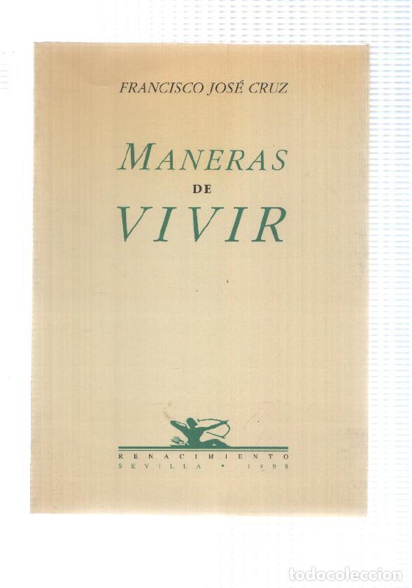 B&uuml;cher: Maneras de vivir (poesia) - Francisco Jose Cruz
