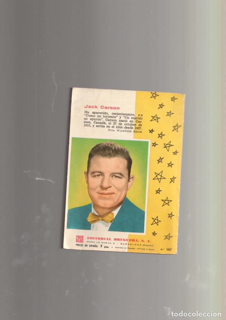 books: Coleccion Camelia numero 402: Querian casarse (trasera ficha/foto de Jack Carson) - Corin Tellado