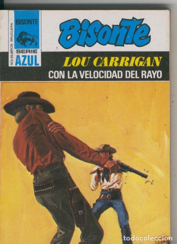 Libri di seconda mano: Bisonte serie azul numero 376: Con la velocidad del rayo - Lou Carrigan