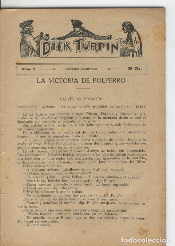 Libros: Folletin: Dick Turpin numero 09 - Varios - Foto 1