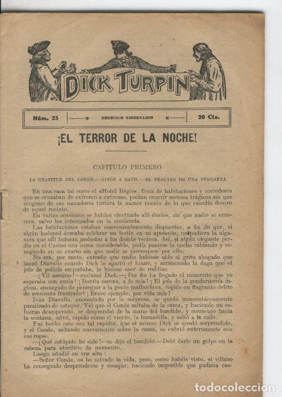 Livros em segunda m&atilde;o: Folletin: Dick Turpin numero 25 - Varios