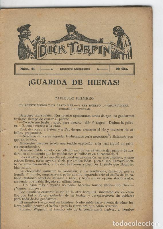 Libros: Folletin: Dick Turpin numero 21 - Varios - Foto 1