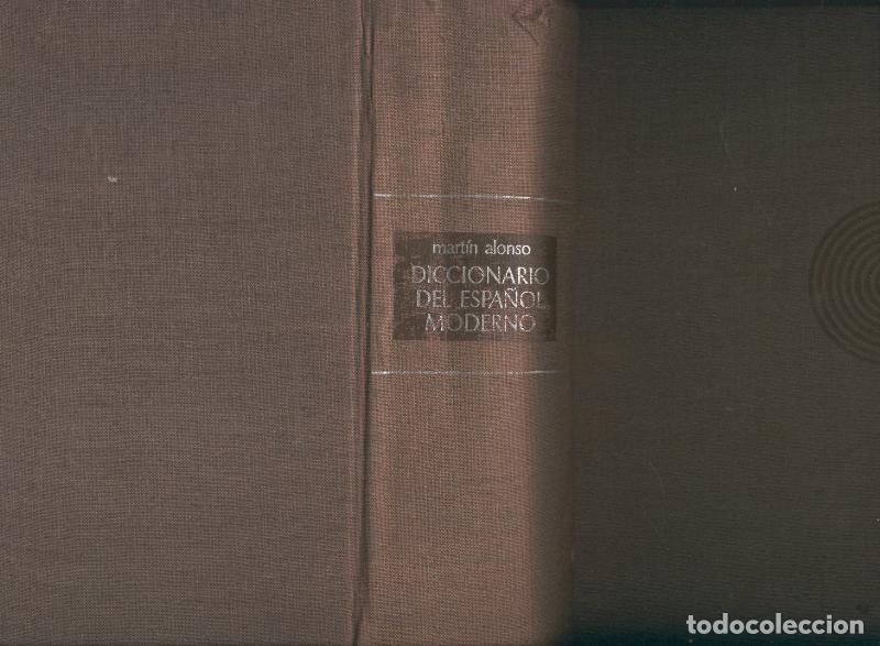 B&uuml;cher: Diccionario del Espa&ntilde;ol Moderno - Martin Alonso