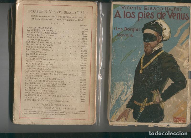 Libri di seconda mano: A los pies de Venus (Los Borgia) - Vicente Blasco Iba&ntilde;ez