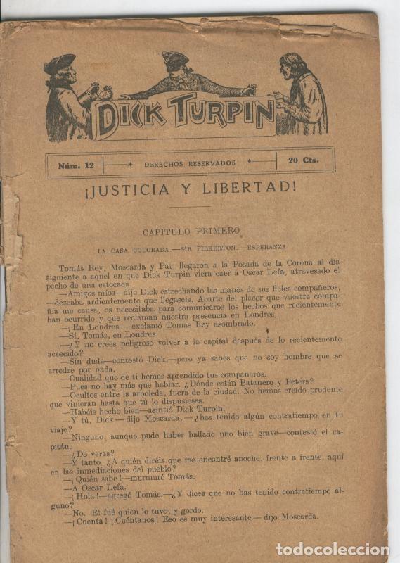 Libros: Folletin: Dick Turpin numero 12 - Varios - Foto 1