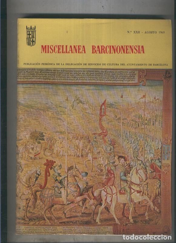 Libros: Miscellanea Barcinonensia numero 22 (1969) - Varios - Foto 1