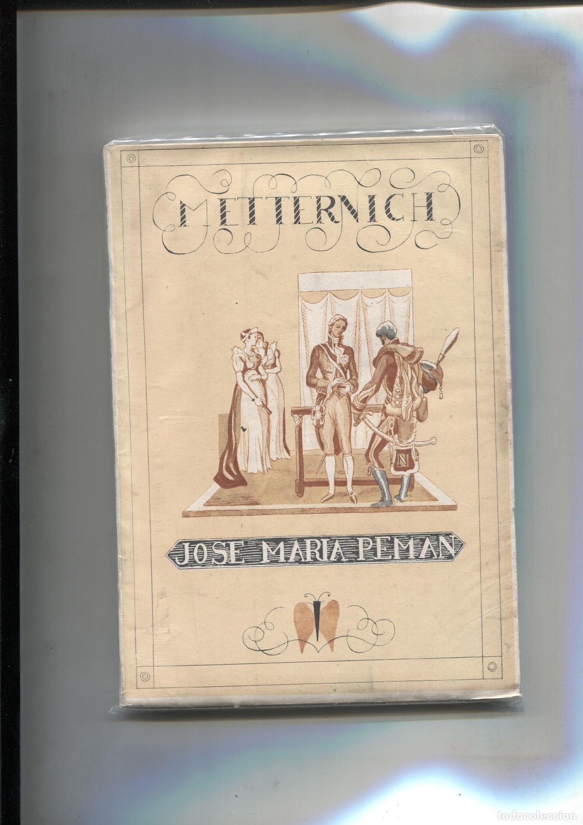 Libros: Metternich - Jose Maria Peman - Foto 1