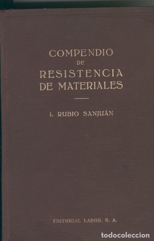 Libros: Compendio de resistencia de materiales - J. Rubio SanJuan - Foto 1