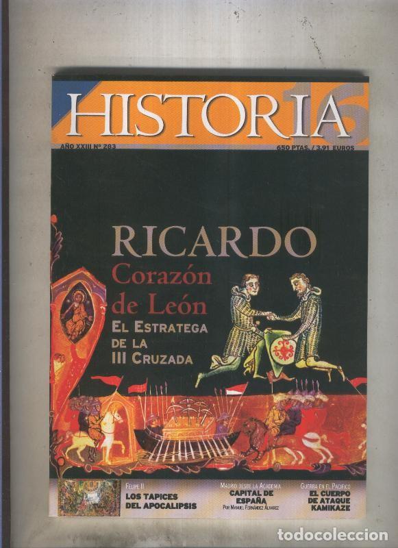 Libros: Historia 16 numero 283: Ricardo Corazon de Leon - Varios - Foto 1