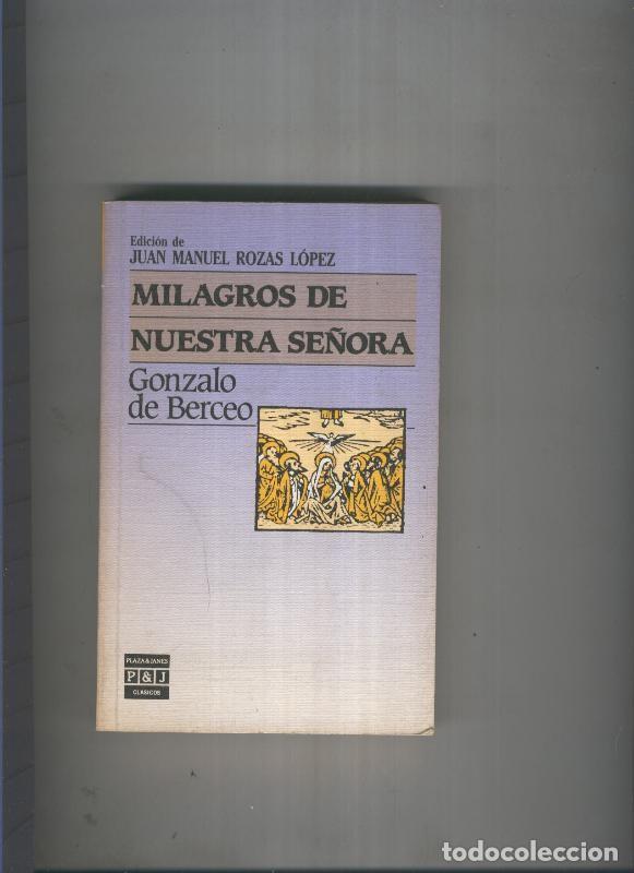 books: Milagros de Nuestra Se&ntilde;ora - Gonzalo de Berceo