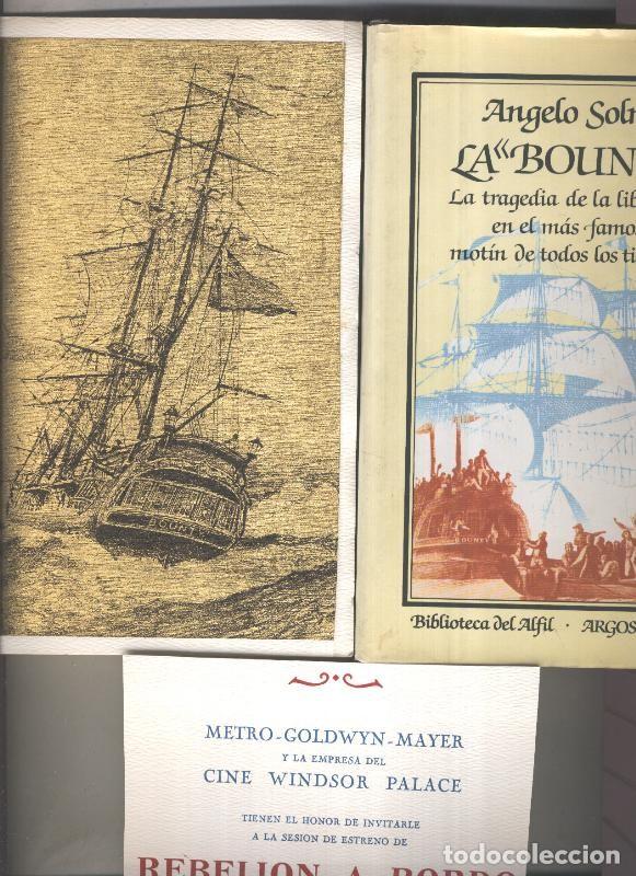 Libri di seconda mano: Biblioteca del Aflil: La Bounty + lamina grabada en oro - Angelo Solmi