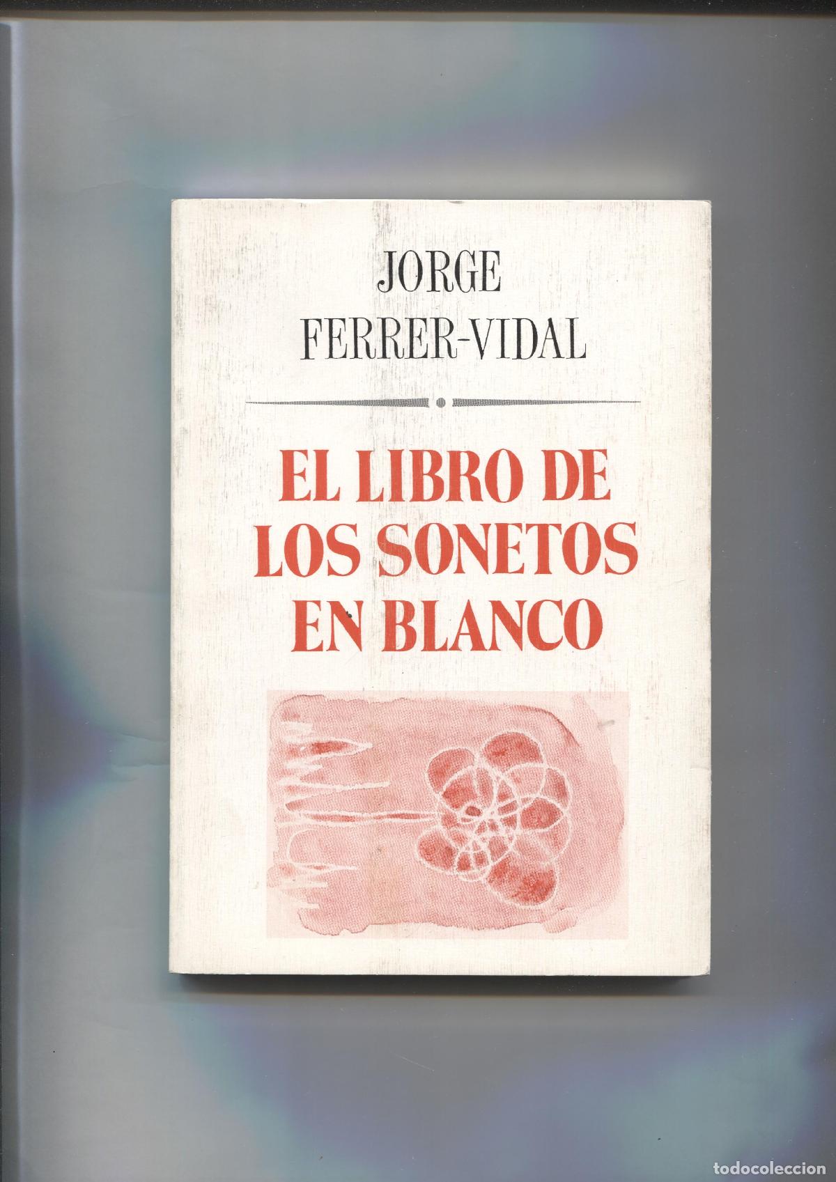 books: El Juglar y la Luna numero 110: El Libro De Los Sonetos en Blanco - Jorge Ferrer Vidal