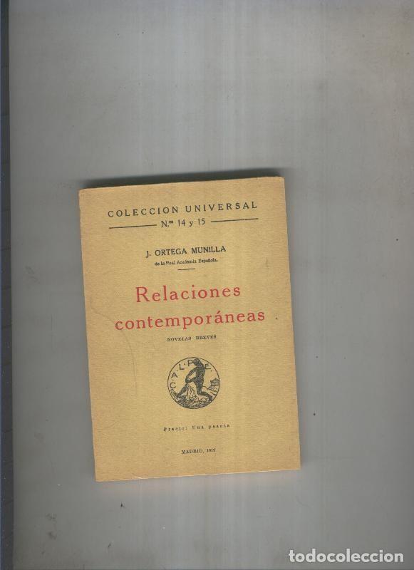 B&uuml;cher: Relaciones contemporaneas - J. Ortega Munilla