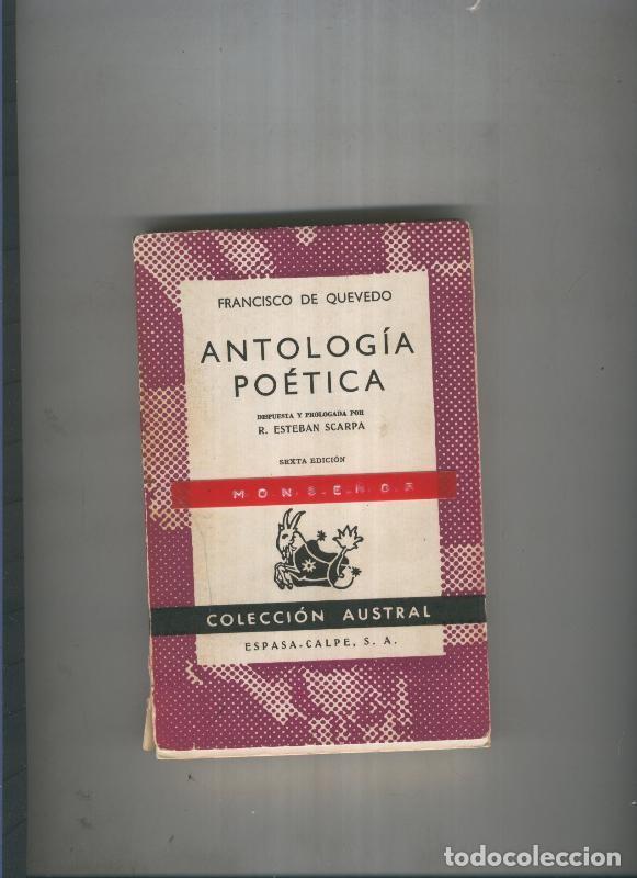 Libros: Antologia poetica - Francisco de Quevedo - Foto 1