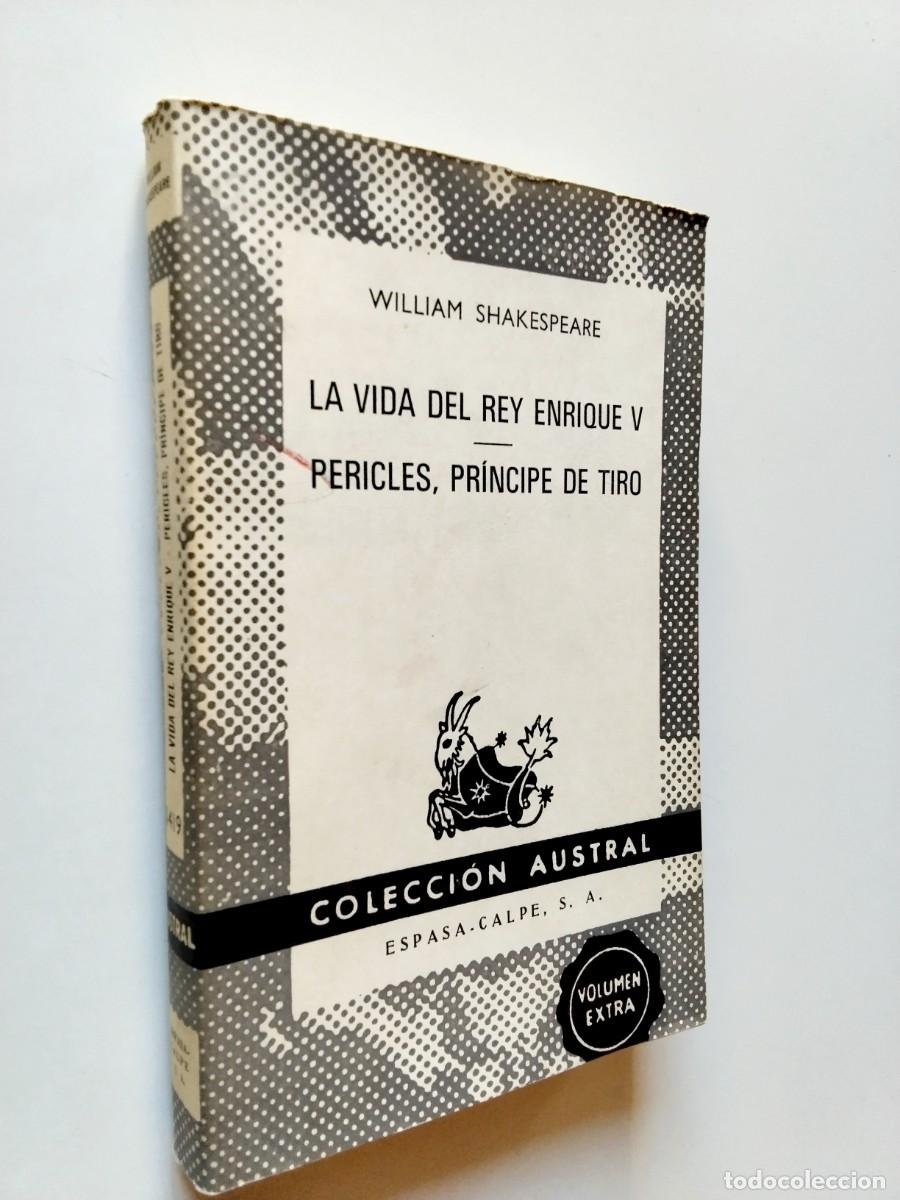 Libros: William Shakespeare - La vida del rey Enrique V / Pericles, pr&iacute;ncipe de Tiro
