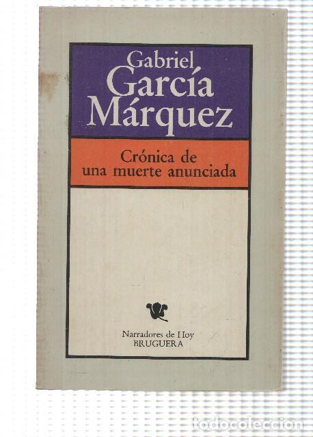 B&uuml;cher: Cronica de una muerte anunciada - Gabriel Garcia Marquez