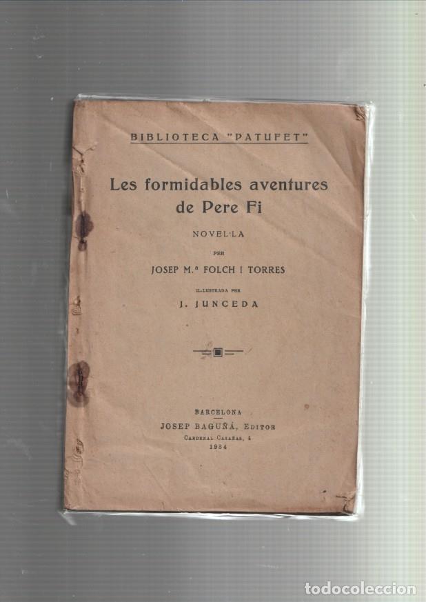 B&uuml;cher: Les formidables aventures de Pere Fi (falta la cubierta) - Josep Maria Folch y Torres