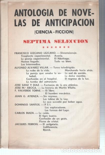 Livres: Antologia de novelas de anticipacion septima serleccion - Varios