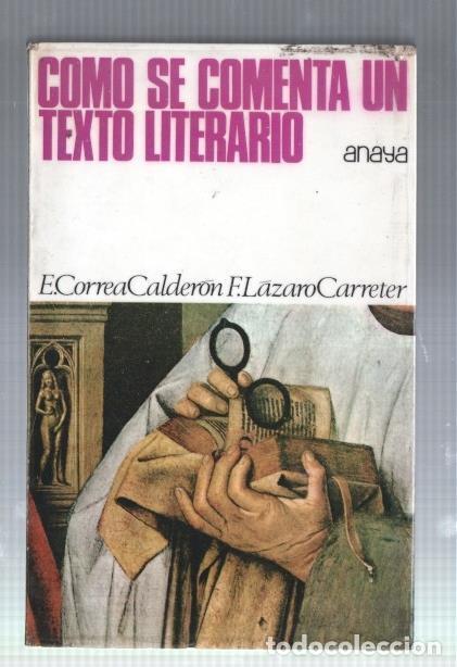 Libros: Como se comenta un texto literario - Varios - Foto 1