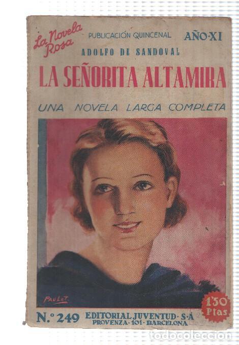 Livres: La novela rosa: La se&ntilde;orita Altamira - Adolfo de Sandoval