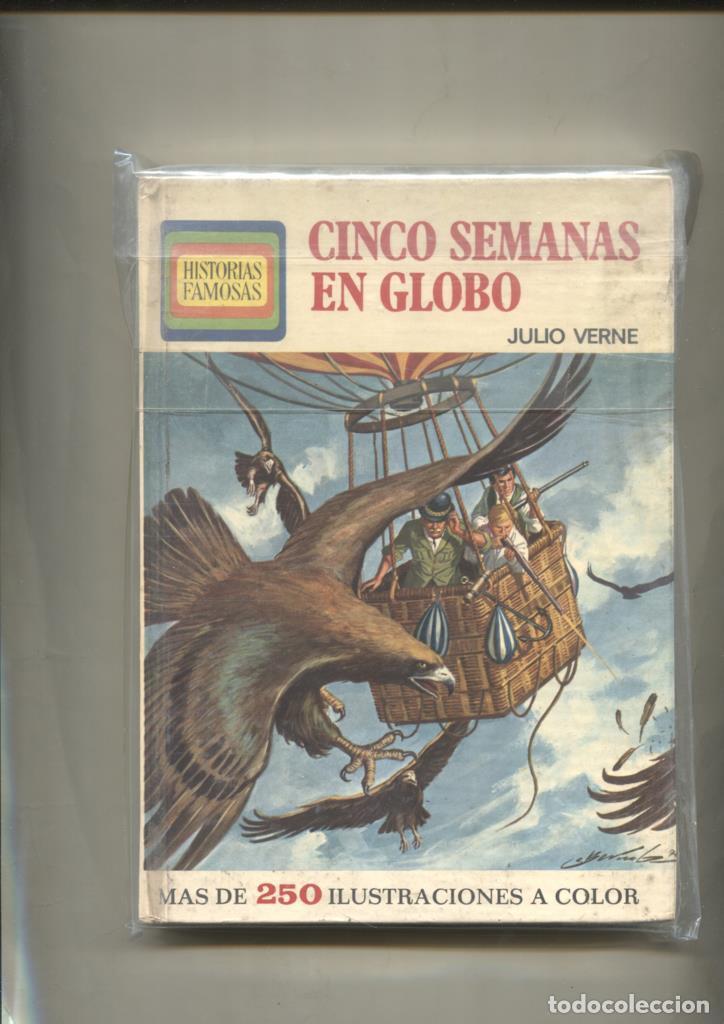 books: Historias Famosas color numero 15: Cinco semanas en globo - Julio Verne