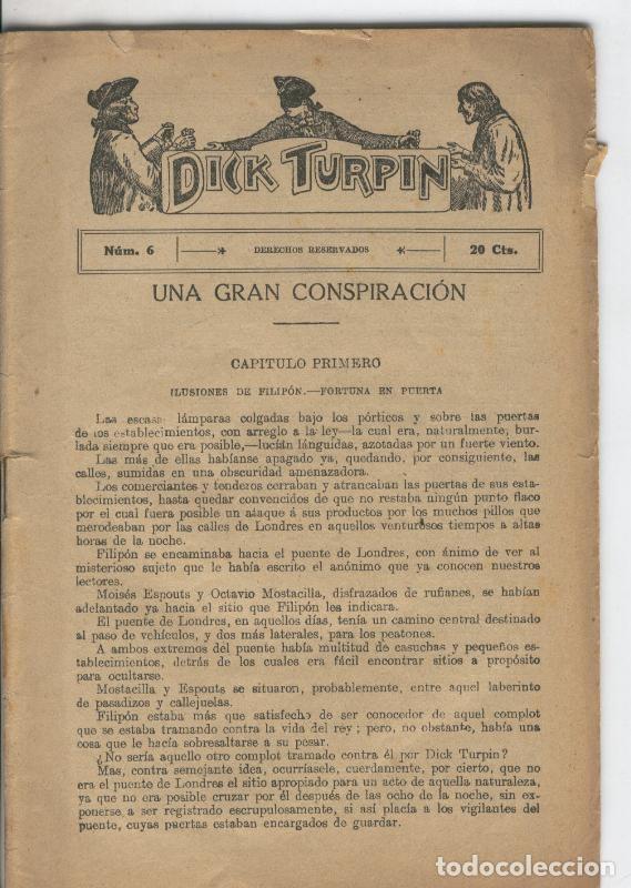 Libros: Folletin: Dick Turpin numero 06 - Varios - Foto 1