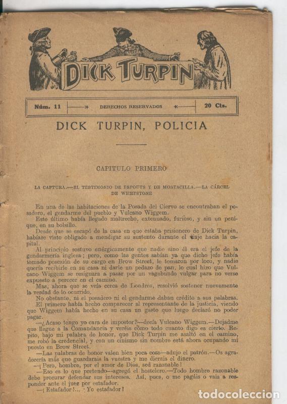 Libros: Folletin: Dick Turpin numero 11 - Varios - Foto 1