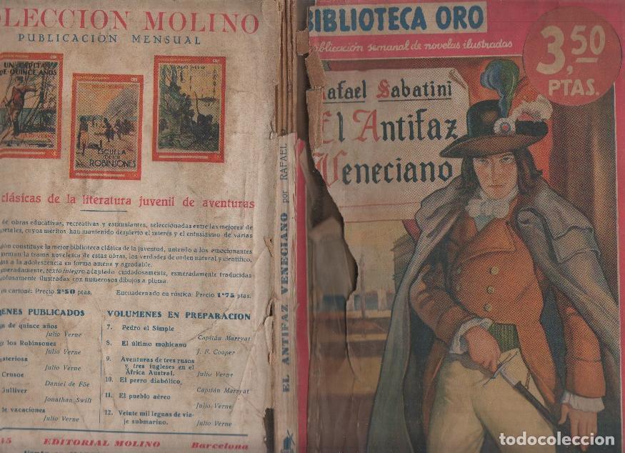 Libros: Biblioteca Oro n&ordm; II-17: El antifaz veneciano - Rafael Sabatini