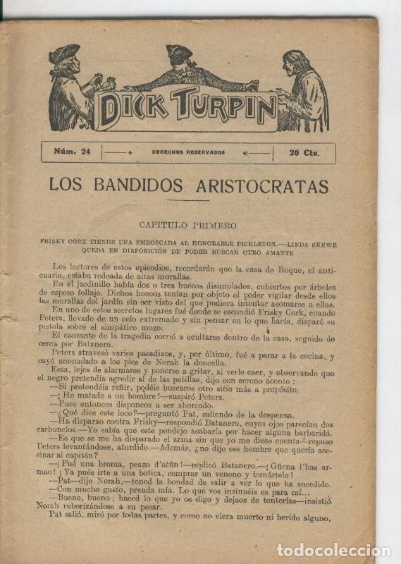 Libros: Folletin: Dick Turpin numero 24 - Varios - Foto 1