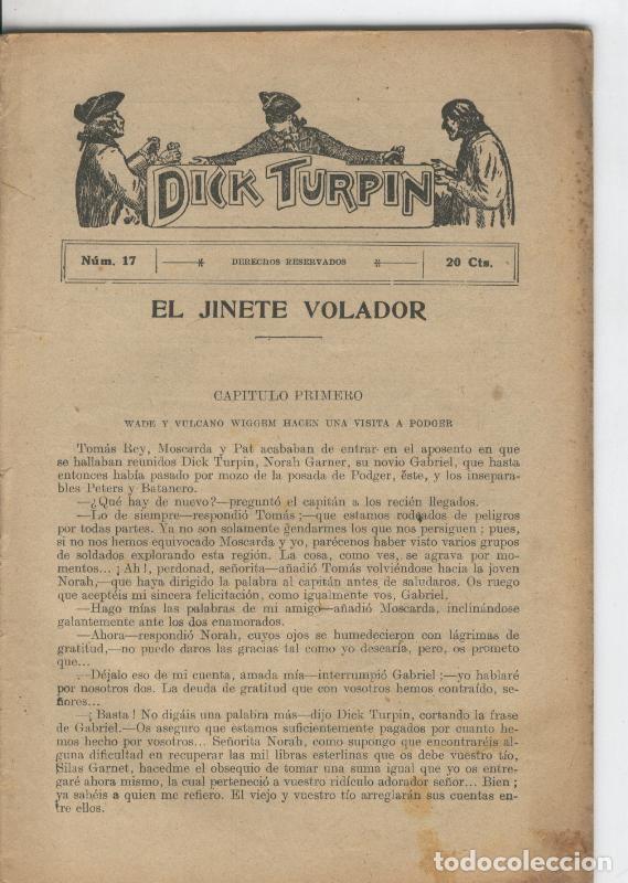 Libros: Folletin: Dick Turpin numero 17 - Varios - Foto 1