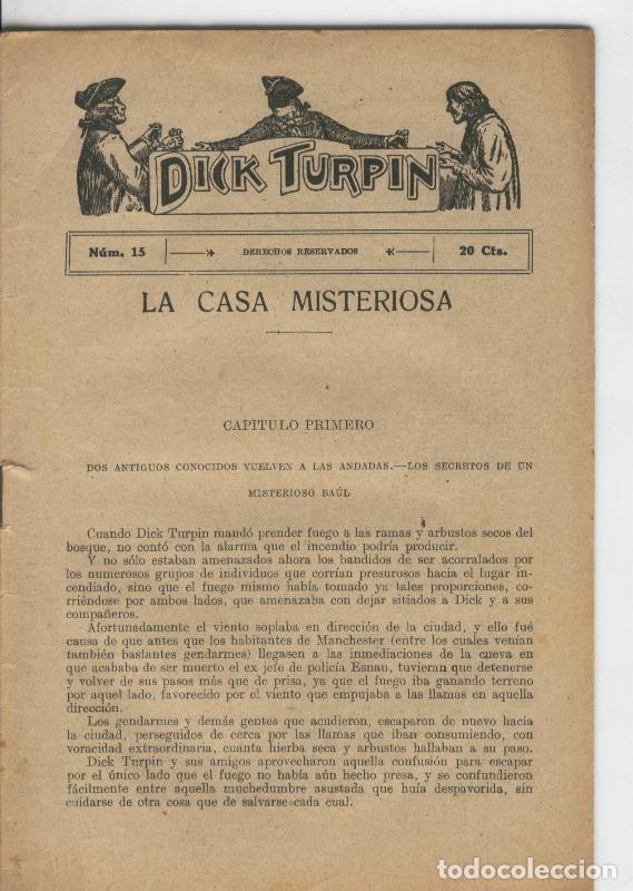 Libros: Folletin: Dick Turpin numero 15 - Varios - Foto 1