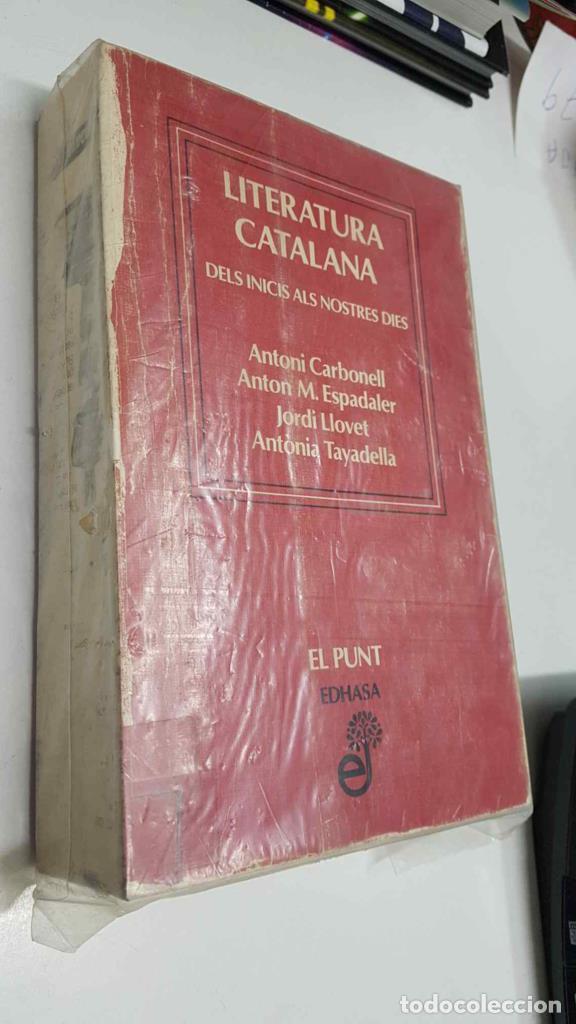 Livres: Literatura catalana desde el inicis als nostres dies (lomo estropeado segun imagen) - varios