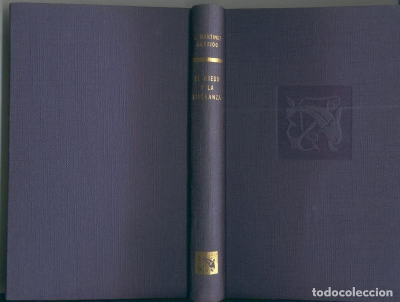 Libri di seconda mano: El miedo y la esperanza - Alfonso Martinez Garrido