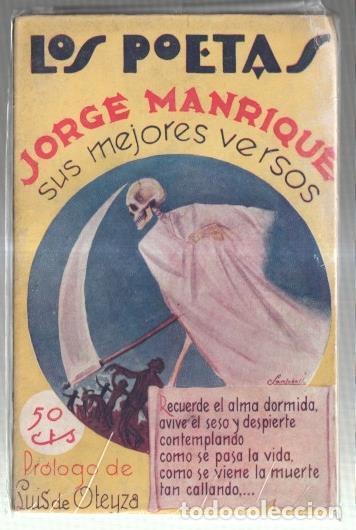 Libri di seconda mano: Los poetas:Jorge Manrique sus mejores versos - Jorge Manrique