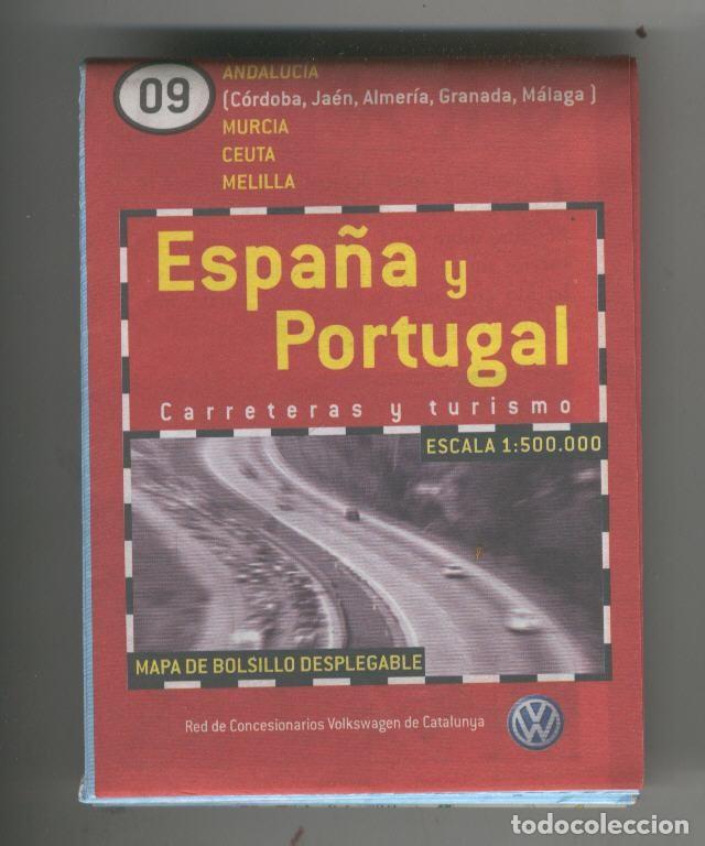 B&uuml;cher: Mapa de bolsillo desplegable Espa&ntilde;a y Portugal numero 09 - Varios