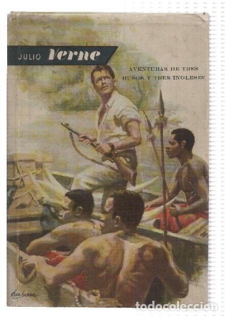 Libri di seconda mano: Coleccion Molino Julio Verne numero 19; Aventuras de tres rusos y tres ingleses - Julio Verne