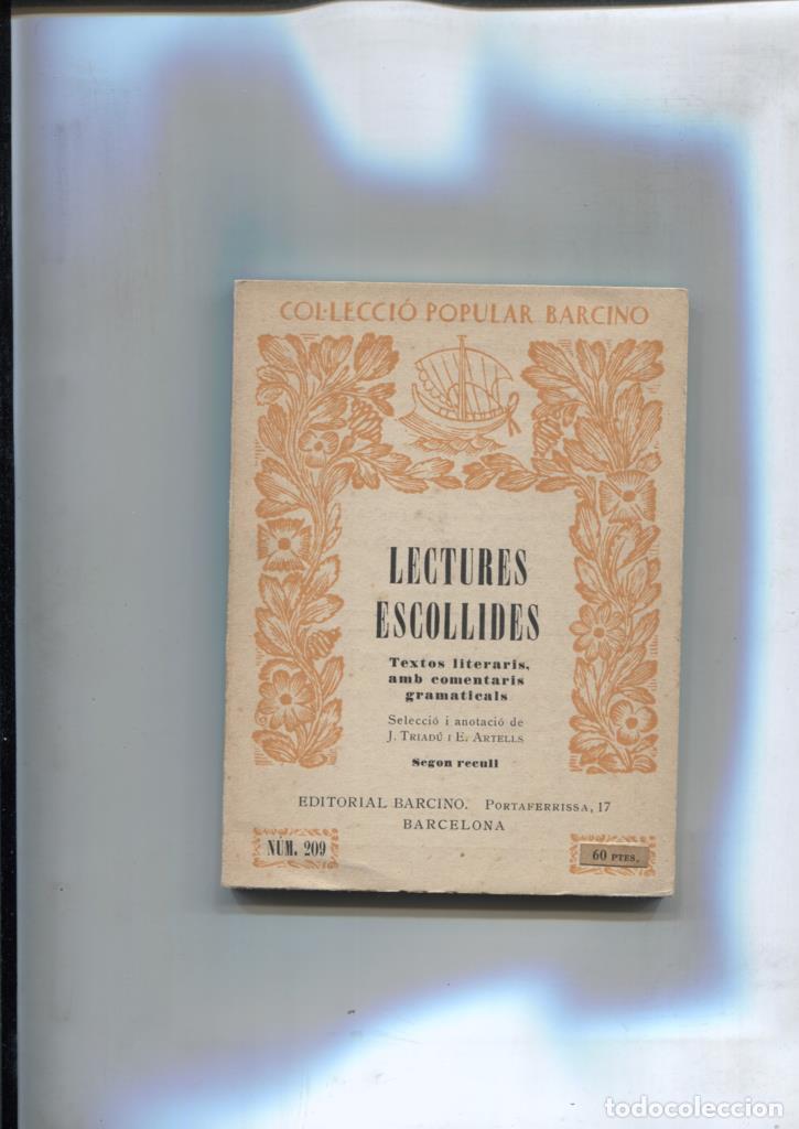 Libros: Lectures escollides numero 209: segon recull - varios - Foto 1