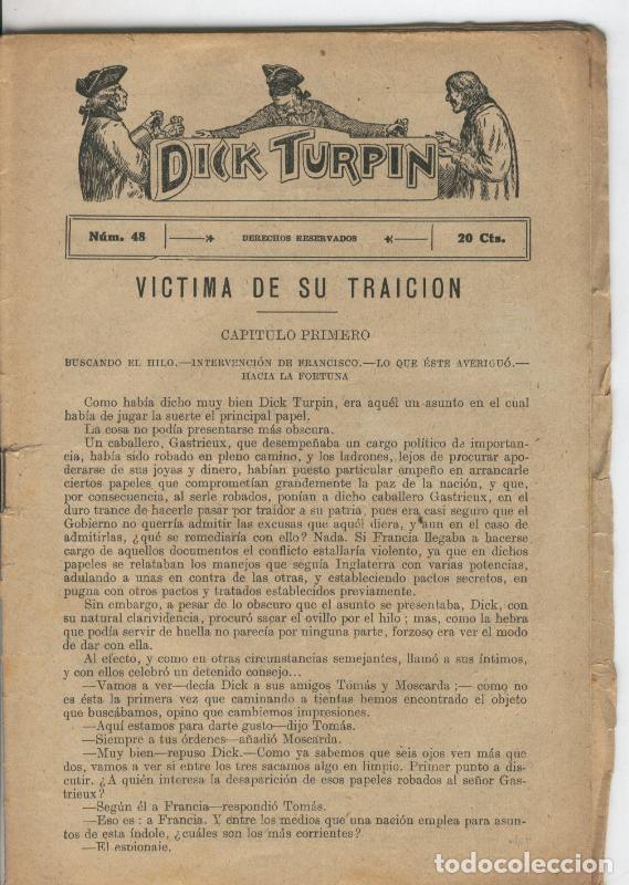 Libros: Folletin: Dick Turpin numero 48 - Varios - Foto 1