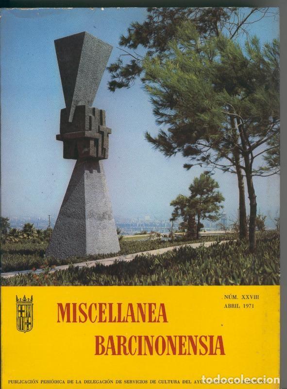 Libros: Miscellanea Barcinonensia numero 28 - Varios - Foto 1