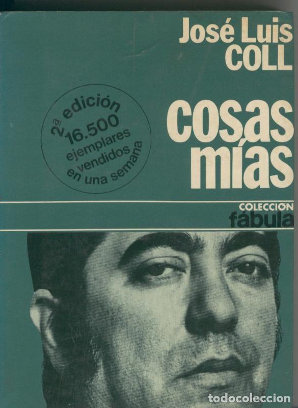 Libros: Cosas mias - Jose Luis Coll - Foto 1