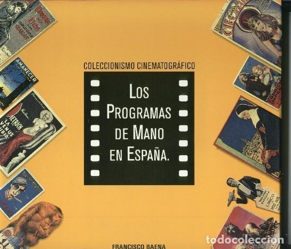 Libros: Los programas de mano en Espa&ntilde;a - Francisco Baena - Foto 1