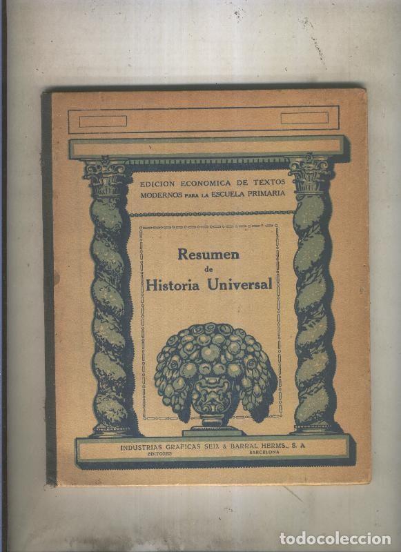 Libri di seconda mano: Resumen de Historia Universal - Varios